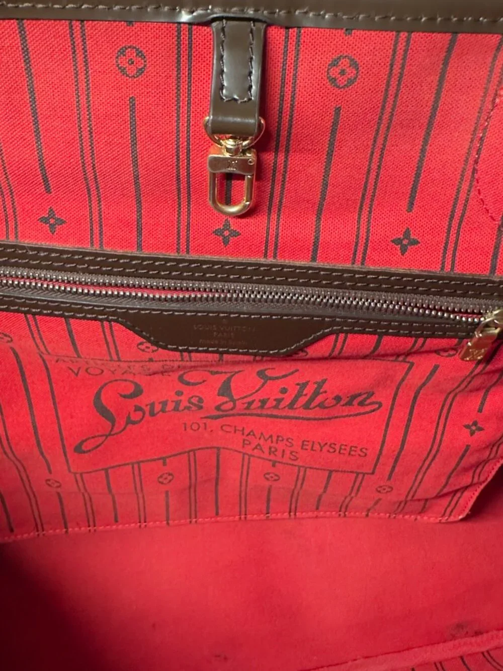 Louis Vuitton Neverfull MM Damier Ebene 2013